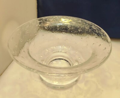 Art Glass Pedestal Bowl Art Glass Pedestal Bowl
