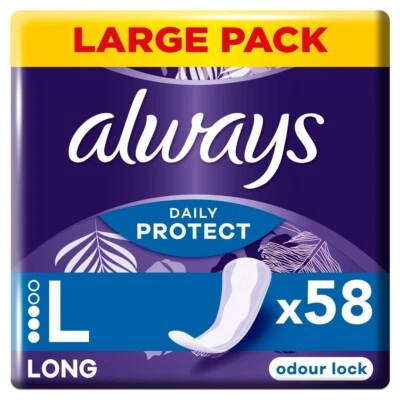 Always Dailies Daily Protect Slipeinlagen Langpack 58 Einlagen