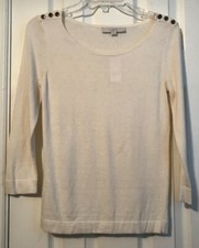 Ann Taylor LOFT Ivory Pullover Sweater Size XXS NWT
