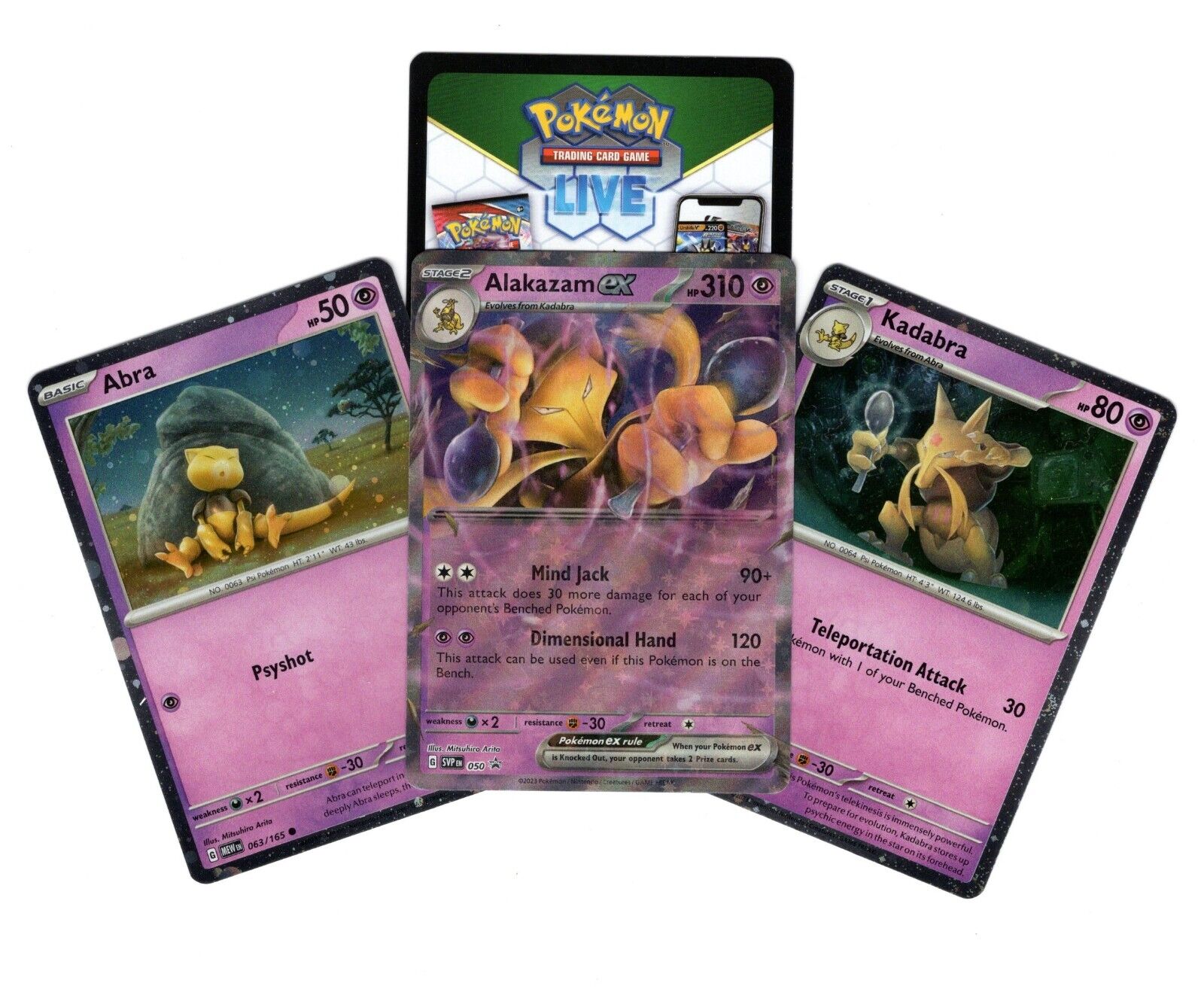 Buy Pokemon Abra, Kadabra, and Alakazam Card Evolution Set (Topps #63, #64,  and #65) Online at desertcartIsrael