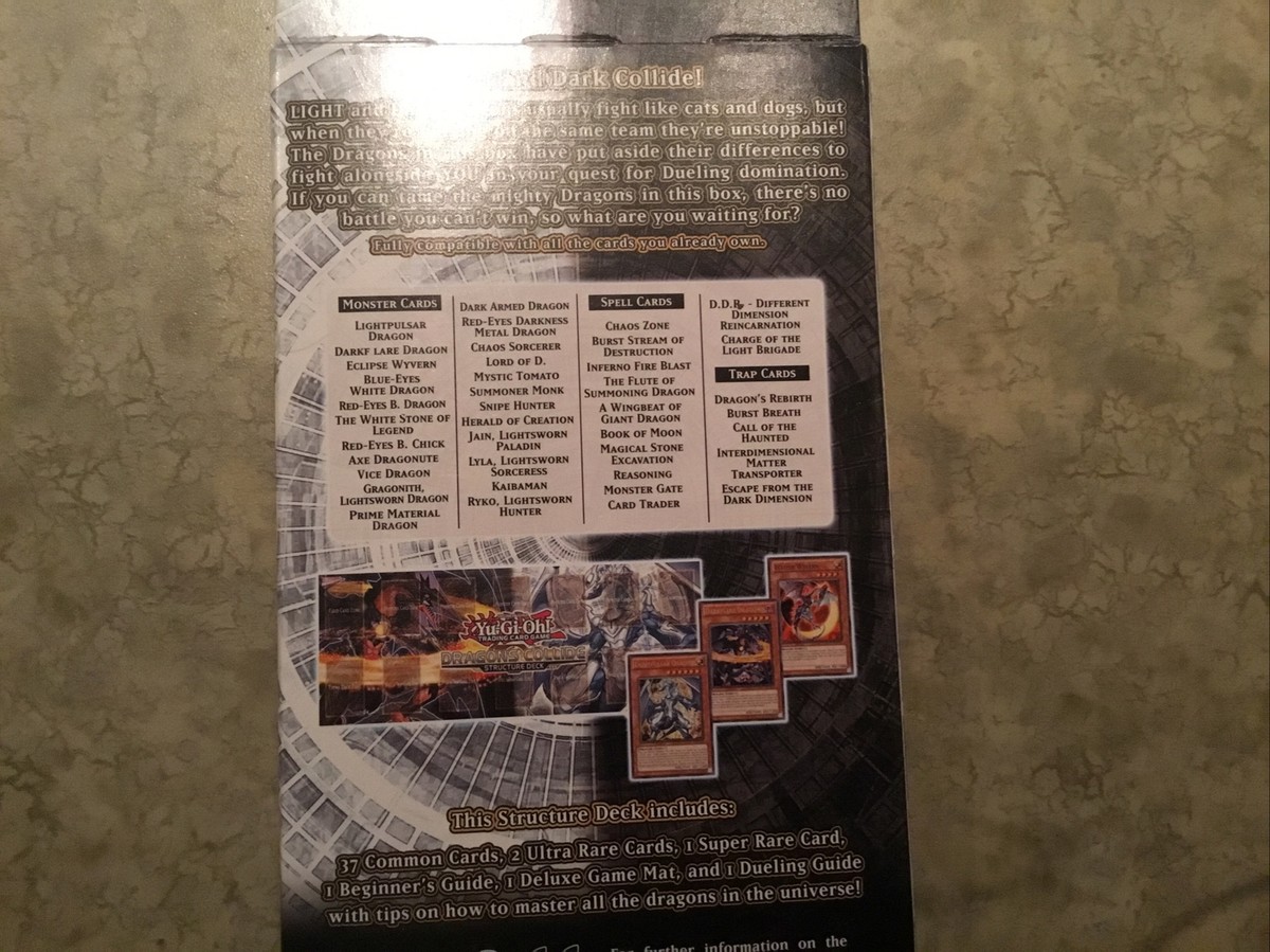 yugioh structure deck dragons collide - - Factory Sealed - More combinations await when additional LIGHT Dragons are unleashed in Galactic Overlord booster packs (coming May 2011) Yugioh Structure Deck Dragons Collide