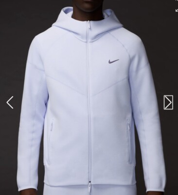 Nike X Drake NOCTA Palest Purple Tech Fleece Full Zip Hoodie Size