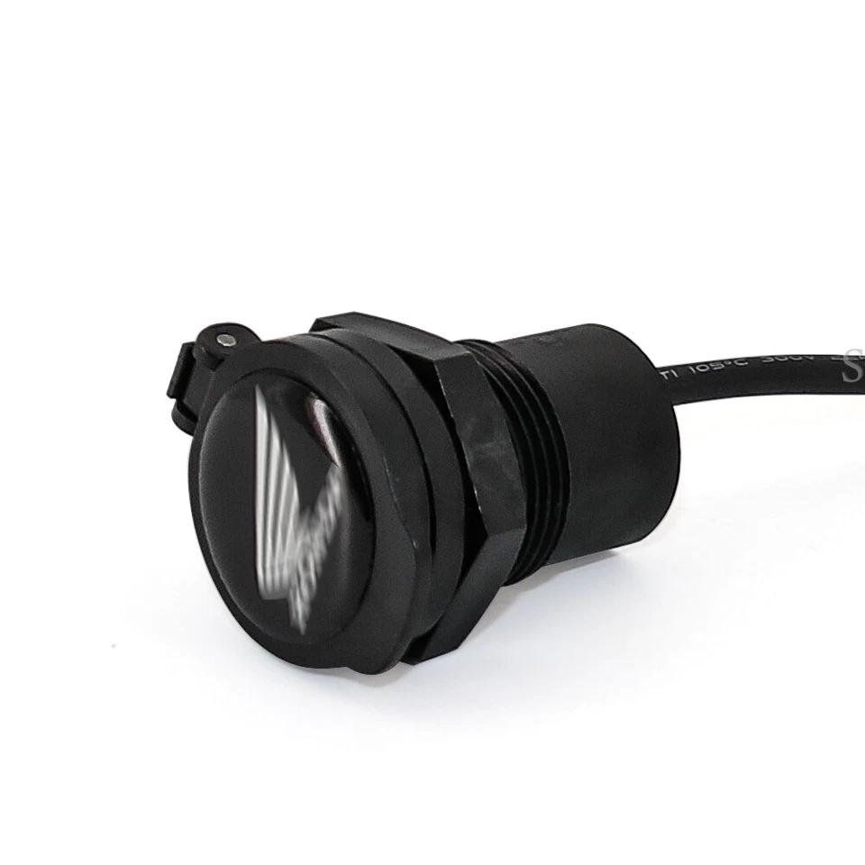 Adaptador de enchufe cargador USB doble con medidor de voltaje para motocicleta Honda Cb500X Foto 3 de 4