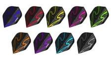 PENTATHLON TDP LUX BLACK SERIES DART FLIGHTS CHOICE OF COLOURS - 5 SETS PER PACK