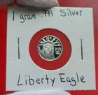 2005 USA Lady Liberty / Eagle - 1 Gram .999 Fine Silver Bullion Mini Proof Round