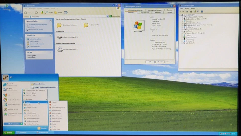 DELL Windows XP Gamer PC Spiel Computer i3 HD 3,30GHz 500GB 4GB COM RS 232 Retro - Bild 2 von 4