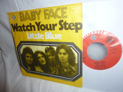 Baby Face, Watch Your Step, Little Blue, Glam Rock German Telefunken Single, 7''