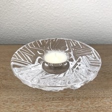 Orrefors Crystal Votive Candle Holder ICY LJUSLYKTA MARTTI RYTKONEN Sweden