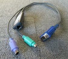 HP 396632-001 520-290-508 PS/2 RJ45 KVM IP Console Interface Adapter