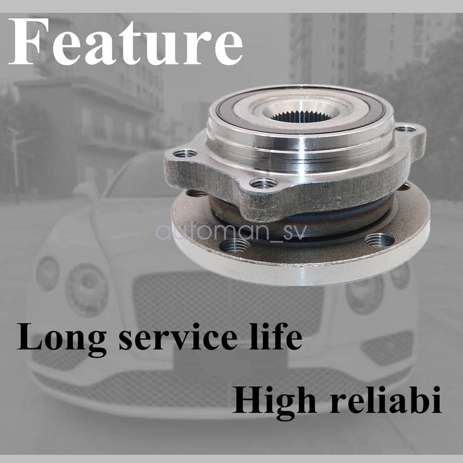 Bentley Continental GT 2004-2018 Hub bearing assembly P/N 3W0407613E