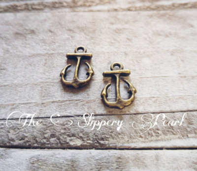 BULK Charms Anchor Charms Antiqued Bronze 50 pieces Wholesale Charms Nautical