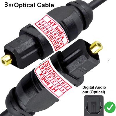 3m Digital Audio Optisches Toslink Kabel für Focusrite Clarett 2Pre Channel