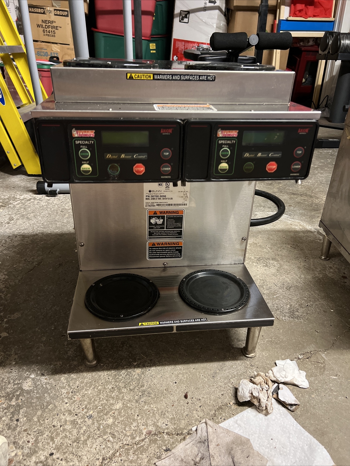 Bunn AXIOM 2/2 Twin 3 Batch FLK Coffee Brewer Commercial