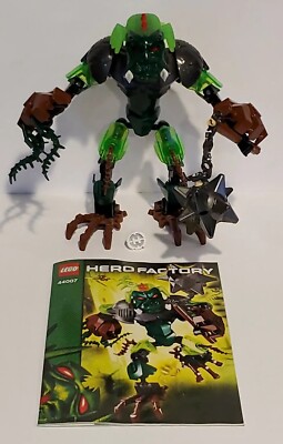 100% Complete and Retired Lego Hero Factory Ogrum (44007) with Instructions
