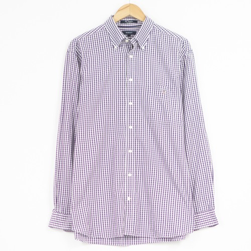 GANT The Ginham Check Purple Shirt Long 