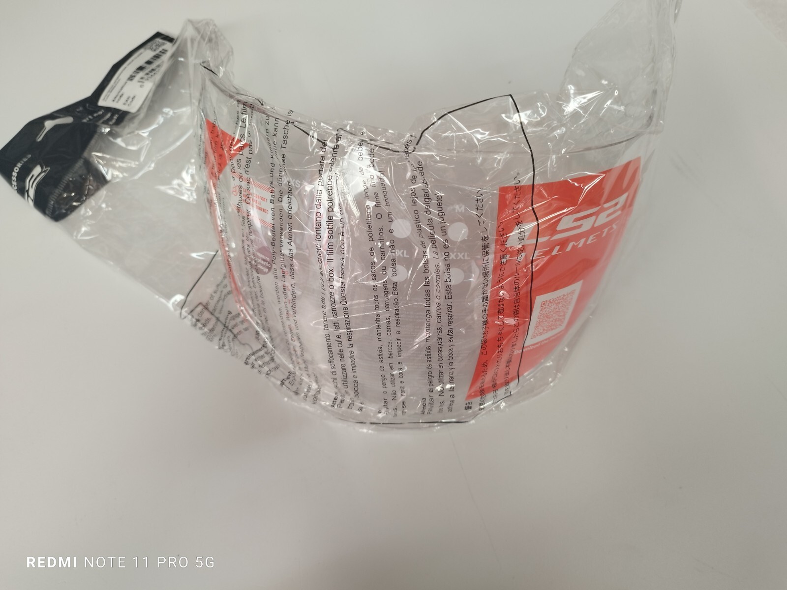 LS2 VISIERA TRASPARENTE PER CASCO AIRFLOW OF562