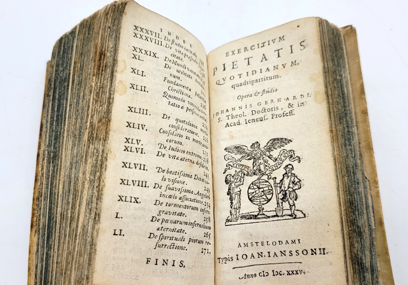 Konvolut antiquarischer Bücher 1633 - 1808 - Foto 5 di 22