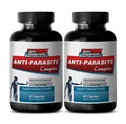 Candida Treatment Caps - Anti Parasite Cleanser 1485mg - And Parasites 2 Bottles
