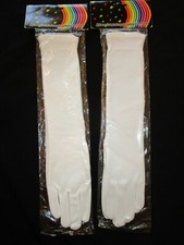 2 Opera Length Gloves White Theatrical One Size Fits Most New In Package