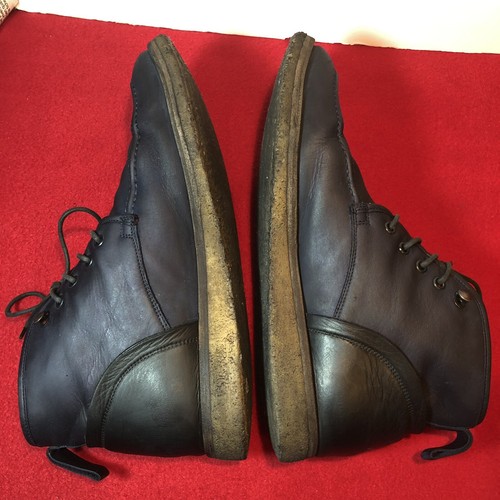 Marc Jacobs Laceup Ankle Boots Mens US 8 Blue/Black Made in Italy EU 42 Rare - Picture 8 of 12