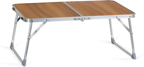 Table Pliante Aluminium Pour Camping - Table Roulante Rectangulaire 70x70 Cm, Légère Et Portable