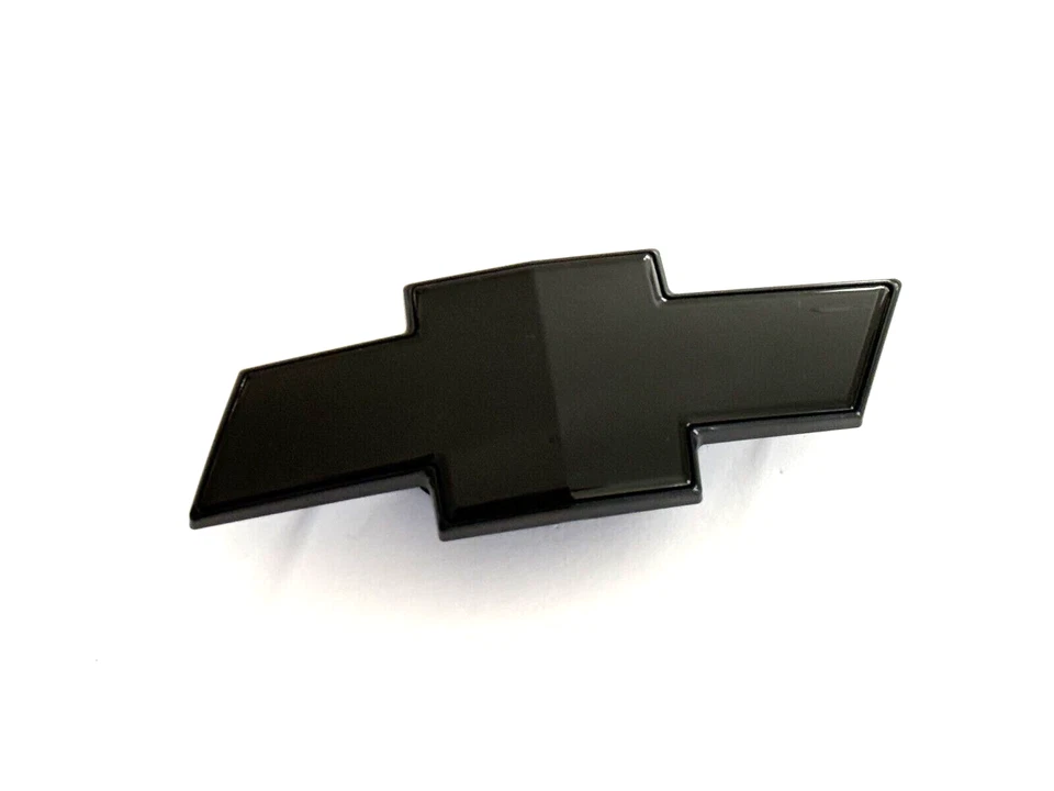 NUEVO Negro 07-14 Avalanche Suburban Tahoe Parrilla Frontal Pajarita Emblema 22830014 OEM Foto 2 de 3