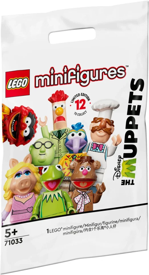 Lego The Muppets Collectible Minifigures 71033 New Factory Sealed 2022 You Pick! - Image 2 of 2