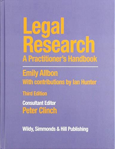 Legal Research: A Practitioner's Handbook by Peter Clinch, Em... - 9780854902651 - Image 4