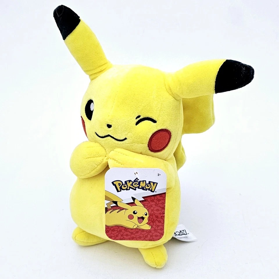 ©2022 Jazwares NINTENDO POKEMON 10" Plushdoll PIKACHU 25cm Videogame Plüschtier - Bild 1 von 1