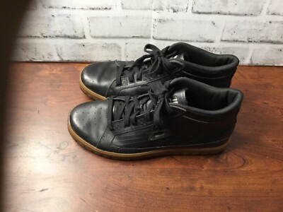 FREED Oakley 13156-001 Two Barrel Mid Midtop Men's Black Leather
