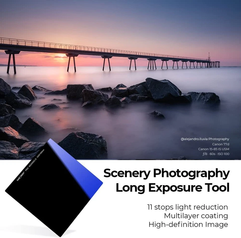 K&F Concept 100x100mm Square Neutral Density Filter Nano X Multi-Layer Coatings - Image 2 of 4