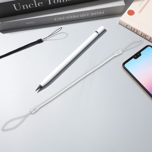 8 pièces porte-clés corde à ressort - stylo goutte - lanière spirale perdue - Photo 9/12