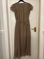 Womens Long Maxi dress with Pleats Size S/M