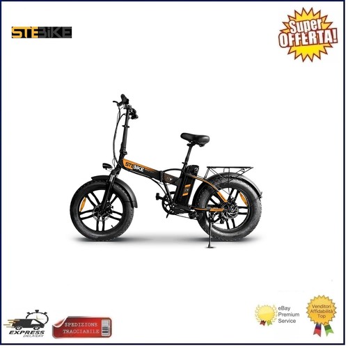 E-Bike Fat 20 Stebike ST-V Bici Elettrica 250W 48V 18AH 7V Autonomia  50-80Km | eBay