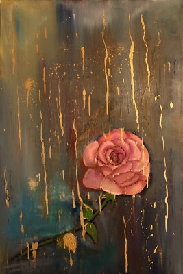 Oil painting Original 24x36 Title- ''Blessed''. Perfect for any empty wall