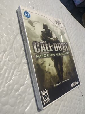 Nintendo Wii - Call Of Duty Modern Warfare Reflex Ed. New Rip Seal