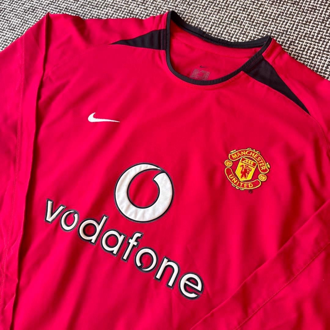 Manchester United 2002/03 Home Long Sleeve Jersey Nike Size L From