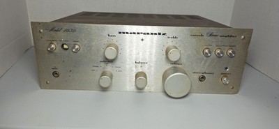 VTG Marantz 1030 Stereo Amplifier ,!!Powers On!!.parts /Repair free Shipping