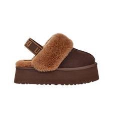  W UGG Funkette Slides Burnt Cedar
