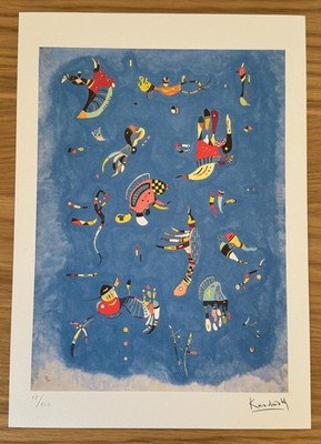 Wassily Kandinsky | Sky Blue Lithograph | Limited edition | Signed & Numbered