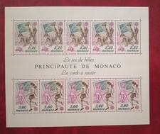 Monaco bloc feuille BF 46 1989 NEUF