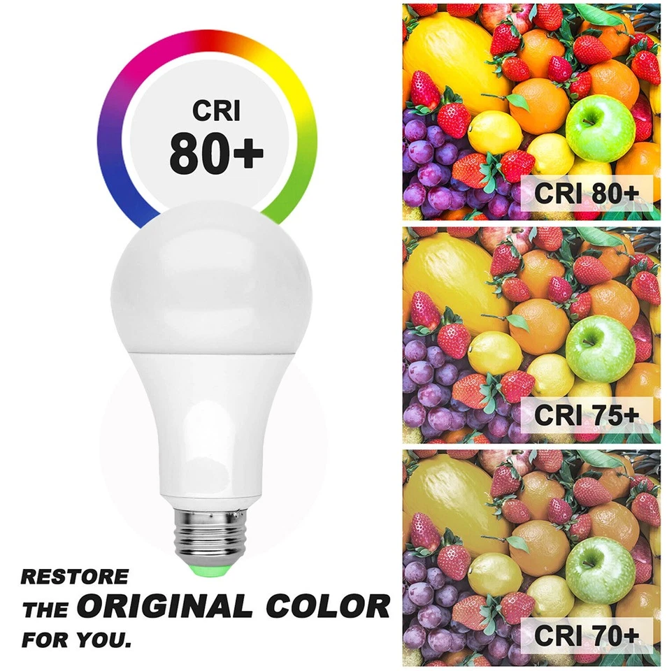 15 LED Light Bulbs 15W Eq. 100W Replacement Daylight Cool White 6500K A19 E26 - Image 4 of 4