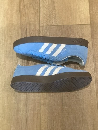 Adidas VL Court 2.0 Semi Blue Burst Brown Size 11