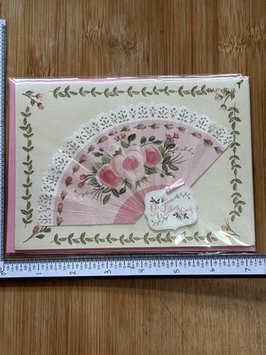Papyrus Embellished Greeting Card ON Your WEDDING DAY Fan Marriage Floral Cutout