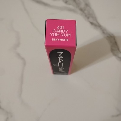 MAC Macximal Matte Lipstick 601 CANDY YUM-YUM Full Size Neon Pink BRAND NEW   