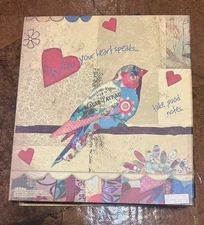"When your heart speaks take good notes" 4' x 6" album holds 180 photos