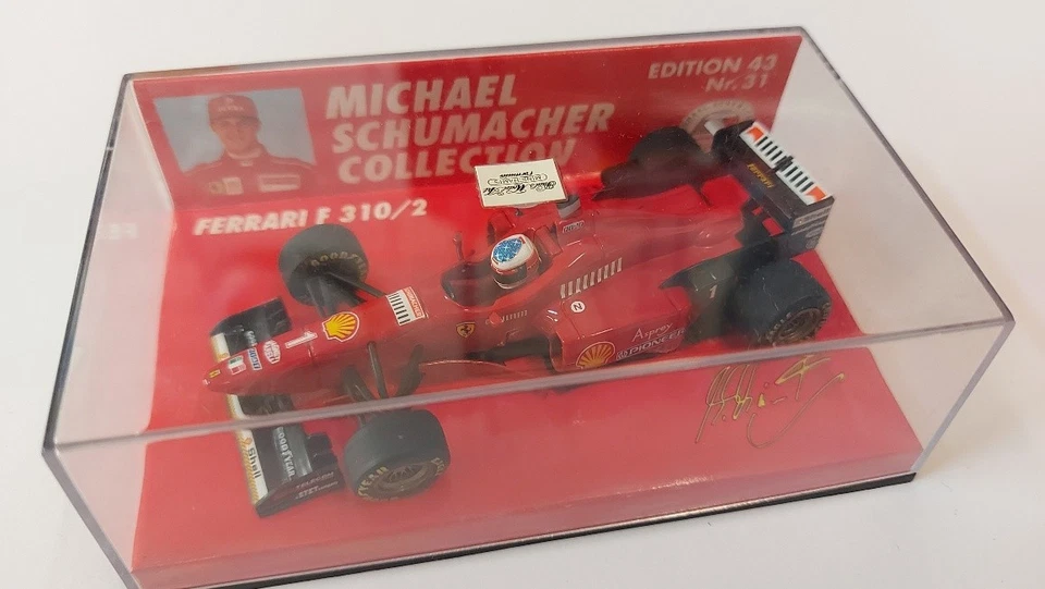 1:43 Minichamps Ferrari F310/2 - M. Schumacher Col. Nr 31 - Bild 2 von 3