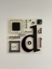 CTMH Close To My Heart My Acrylix Stamp set Storage Envelope - B1228 SOLO D