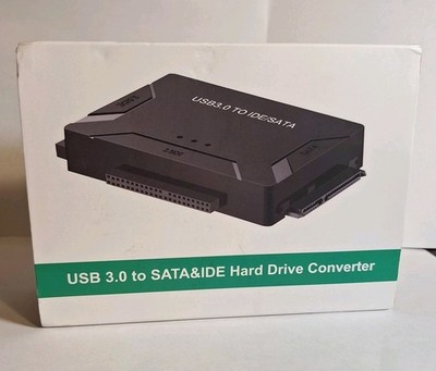 USB 3.0 to IDE & SATA Converter External Hard Drive Adapter Kit 2.5''/3.5'' Cable