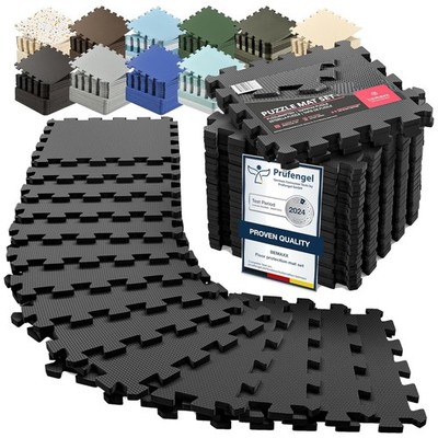 Eco-Friendly BPA-Free EVA Gym Mats - 18 Tiles for Home Exercise & Play Areas